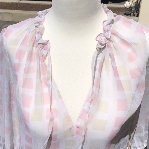 NWT Quicksilver Sheer Blouse Top Coverup - Picture 7 of 7